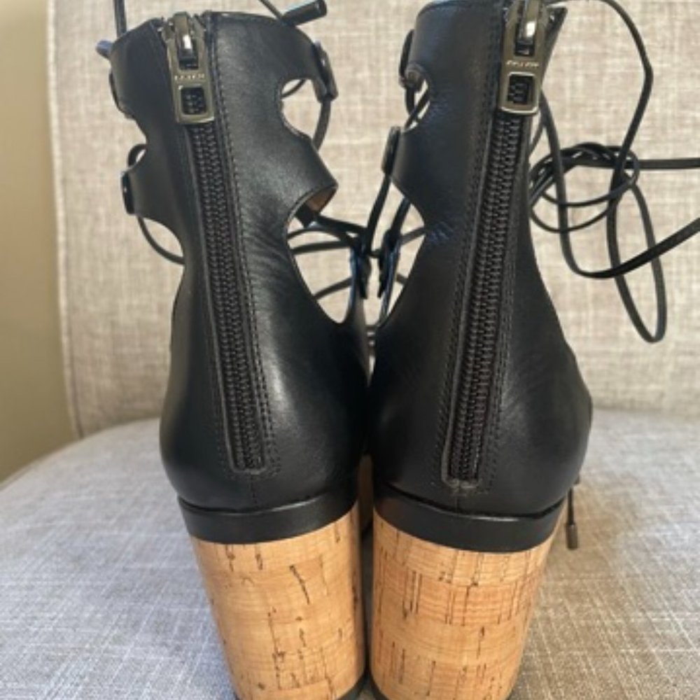 Coach "Barkley" lace up wedge sandal - Picture 2 of 7